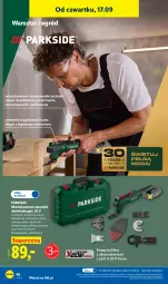 Gazetka promocyjna Lidl - Gazetka ważna od 14.09. do 19.09. - Gazetka - ważna od 19.09 do 19.09.2026 - strona 48 - produkty: Parkside, Ser, Skrobaczka, Tarcza diamentowa, Płyta, Ogród, Akumulator