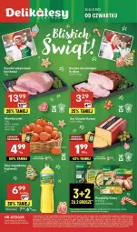 Gazetka promocyjna Delikatesy Centrum - Franczyza DC47 Czwartek - Gazetka - ważna od 26.11 do 26.11.2025 - strona 1 - produkty: Mandarynki, Krakus, Kujawski, Ser, Rum, Szynka wieprzowa, Rama, Tran, Dron, Szynka, Olej rzepakowy, Gouda, Olej, Knorr