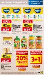 Gazetka promocyjna Lidl - GAZETKA - Gazetka - ważna od 31.01 do 31.01.2024 - strona 55 - produkty: Mus, BoboVita, Sinlac, O nas, Bebiko, Dzieci, Nestlé, Mleko