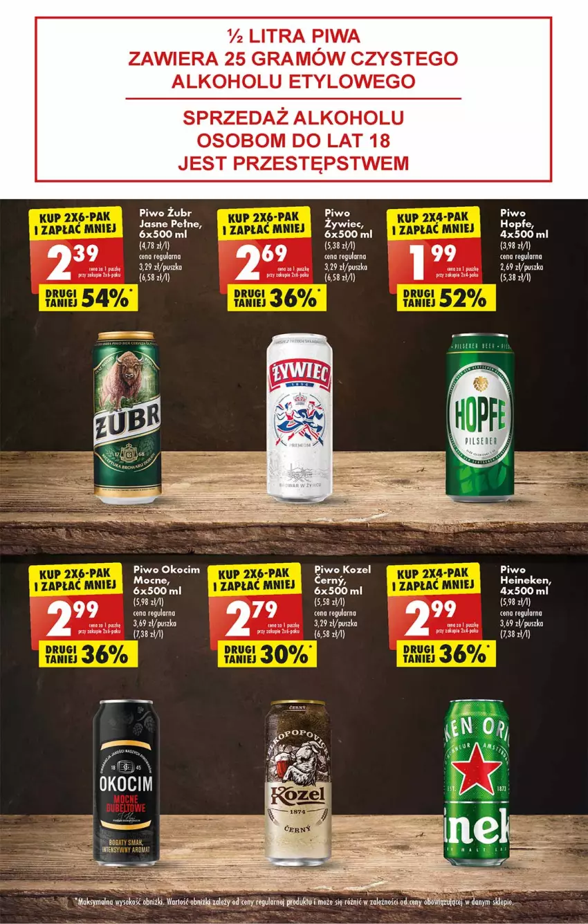 Gazetka promocyjna Biedronka - W tym tygodniu P - ważna 31.10 do 05.11.2022 - strona 43 - produkty: Fa, Gra, Heineken, Koc, Kozel, Okocim, Piwa, Piwo, Sok