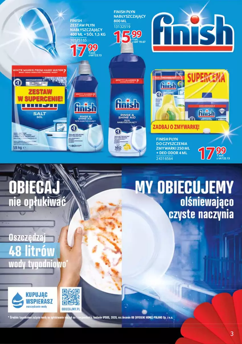Gazetka promocyjna Selgros - Debiuty w Selgros - ważna 08.03 do 04.08.2021 - strona 3 - produkty: Finish, Płyn nabłyszczający, Sól, Zmywarki