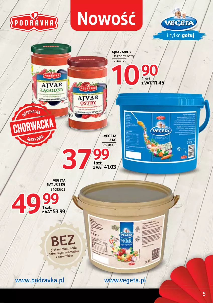 Gazetka promocyjna Selgros - Debiuty w Selgros - ważna 08.03 do 04.08.2021 - strona 5 - produkty: Vegeta, Vegeta Natur