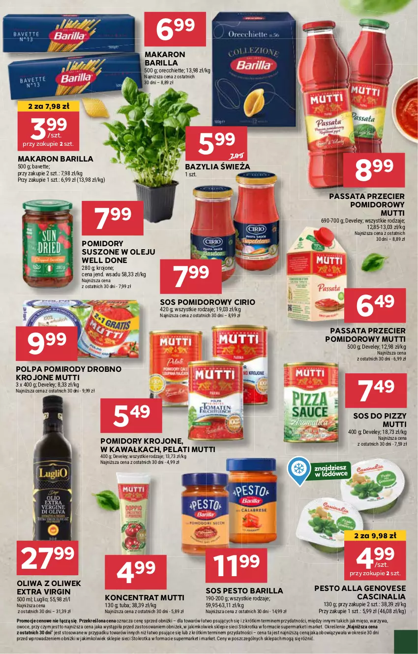 Gazetka promocyjna Stokrotka - Supermarket Opole/Radom - ważna 07.11 do 13.11.2024 - strona 15 - produkty: Barilla, Bazyl, Bazylia, Gin, Kawa, Makaron, Olej, Oliwa z oliwek, Owoce, Pesto, Pomidory, Pomidory krojone, Sos, Sos do pizzy, Sos pomidorowy, Warzywa