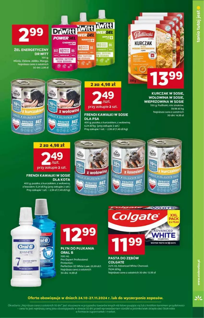 Gazetka promocyjna Stokrotka - Supermarket Opole/Radom - ważna 07.11 do 13.11.2024 - strona 37 - produkty: Colgate, Kawa, Kurczak, LG, Oral B, Płyn do płukania, Pudliszki, Sos, Wieprzowina, Wołowina