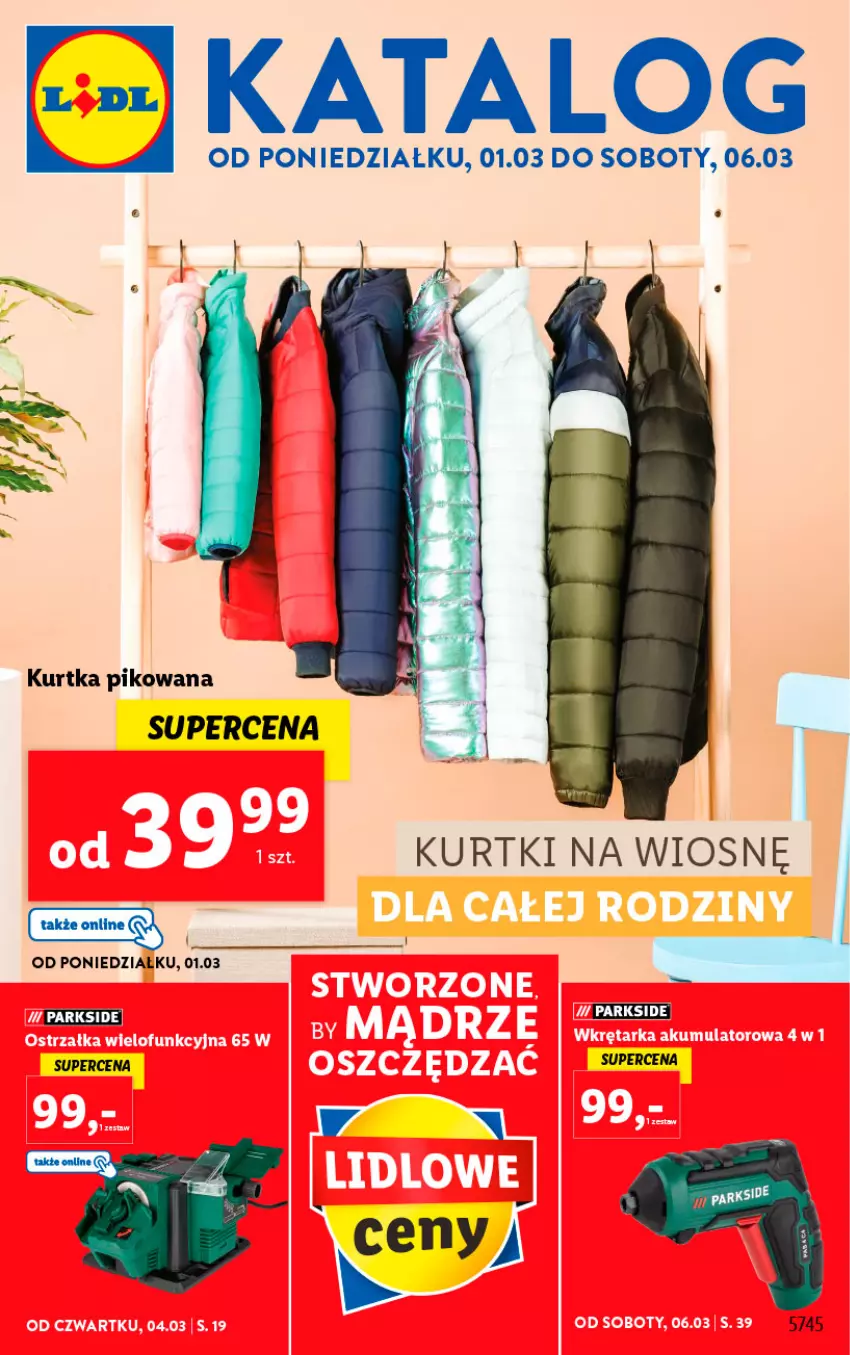 Gazetka promocyjna Lidl - GAZETKA - ważna 01.03 do 06.03.2021 - strona 1 - produkty: Kurtka