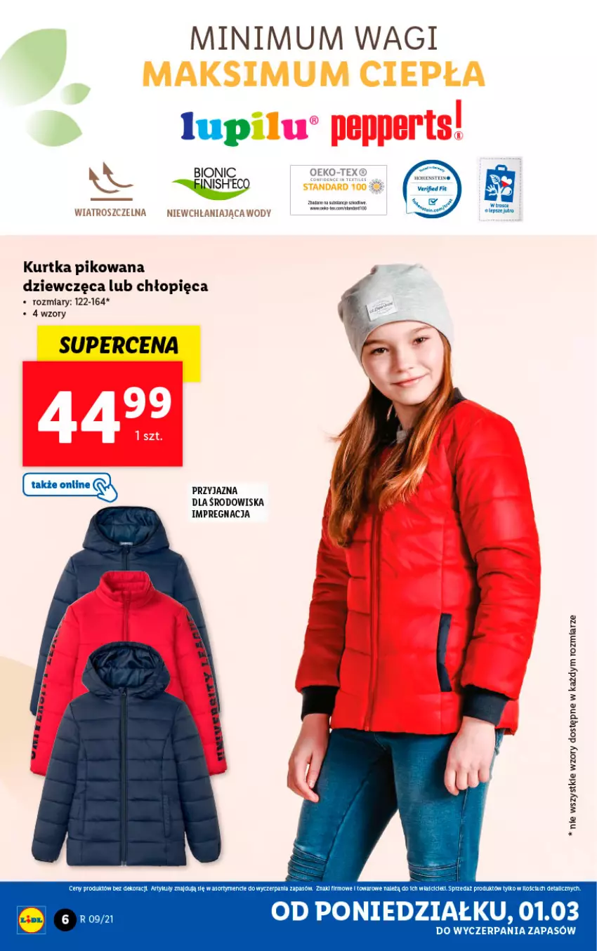 Gazetka promocyjna Lidl - GAZETKA - ważna 01.03 do 06.03.2021 - strona 6 - produkty: Kurtka, Wagi