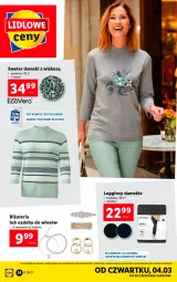 Gazetka promocyjna Lidl - GAZETKA - Gazetka - ważna od 06.03 do 06.03.2021 - strona 34 - produkty: Sweter, Sos, Sok, Gin, Bizuteria, Legginsy, Fa