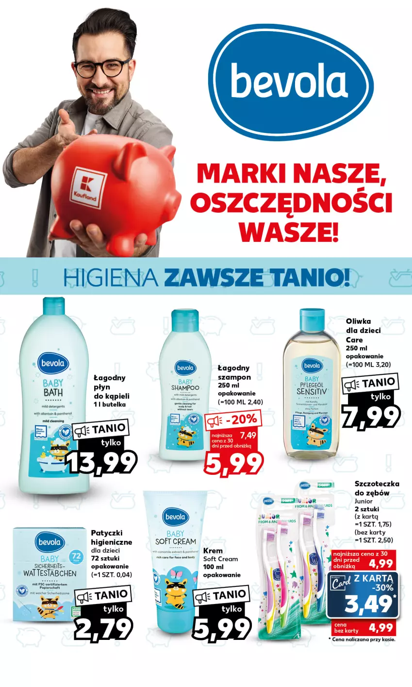 Gazetka promocyjna Kaufland - Mocny Start - ważna 11.09 do 13.09.2023 - strona 16 - produkty: Dzieci, Oliwka dla dzieci, Płyn do kąpieli, Szampon, Szczoteczka, Szczoteczka do zębów