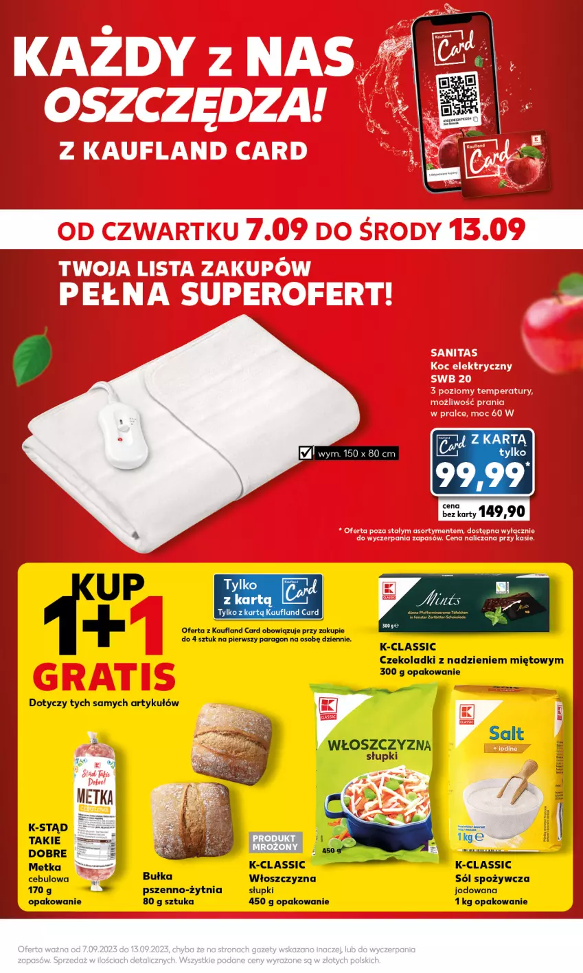 Gazetka promocyjna Kaufland - Mocny Start - ważna 11.09 do 13.09.2023 - strona 5 - produkty: Bułka, Sól