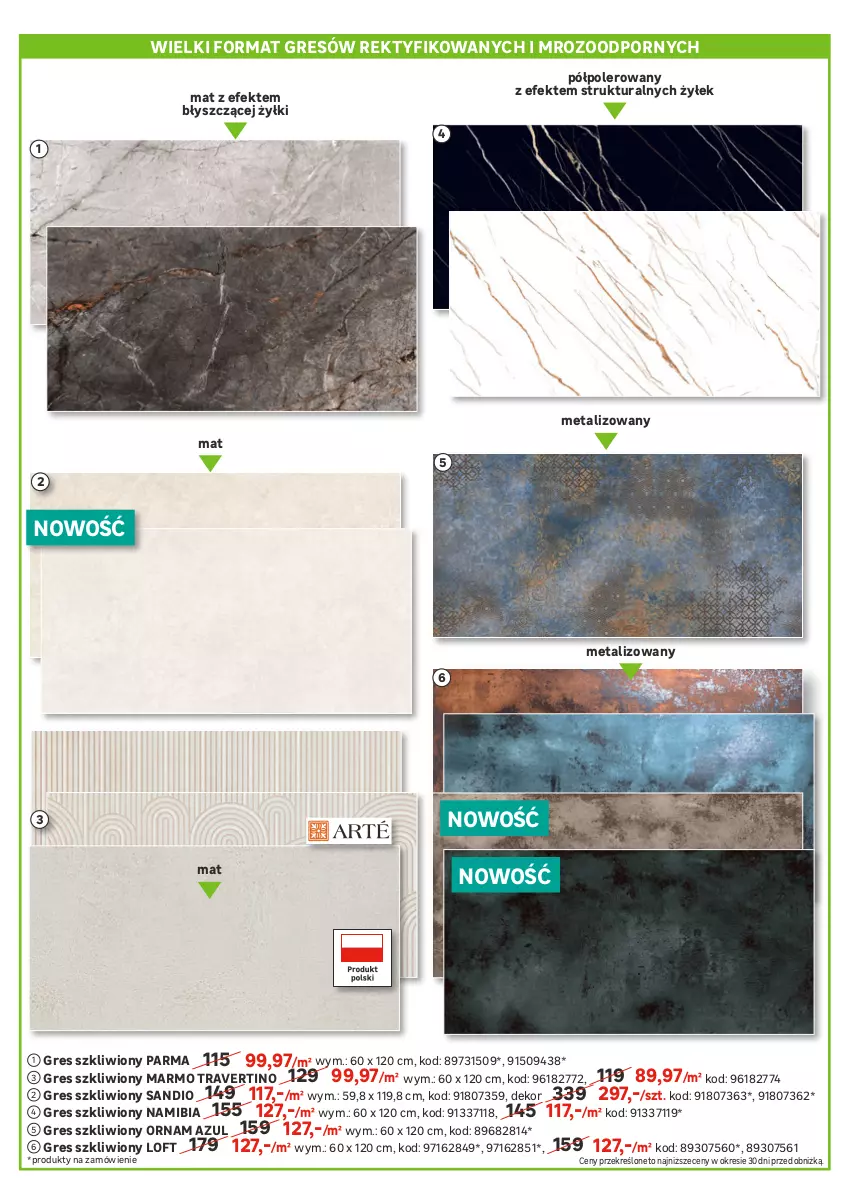 Gazetka promocyjna Leroy Merlin - Gazetka Leroy Merlin - ważna 25.03 do 21.04.2026 - strona 26 - produkty: Bateria, Bateria umywalkowa, Gres, Gres szkliwiony, Lustro, Por, Ser, Słupek, Słupek wiszący, Szafka, Szafka pod umywalkę, Umywalka