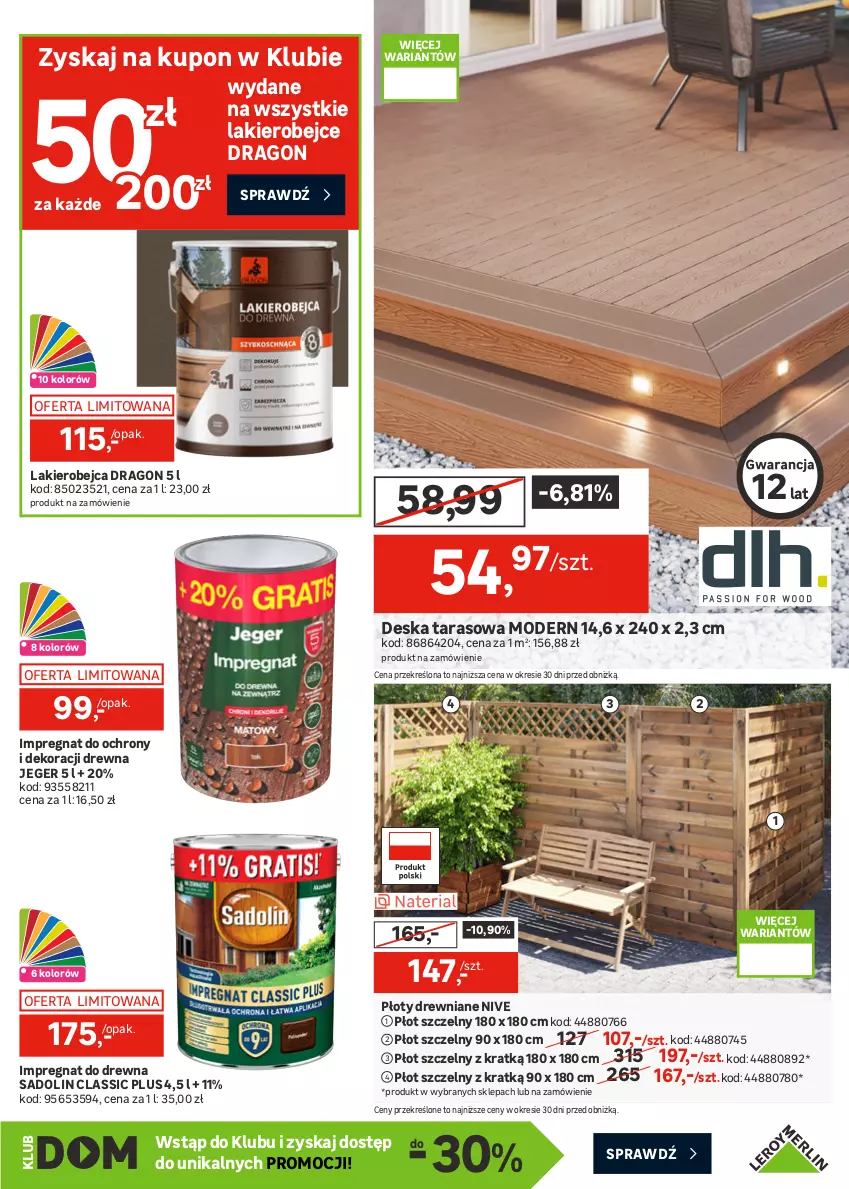 Gazetka promocyjna Leroy Merlin - Gazetka Leroy Merlin - ważna 25.03 do 21.04.2026 - strona 7 - produkty: Grill, Lakier, Ogród, Rama, Sok, Stock