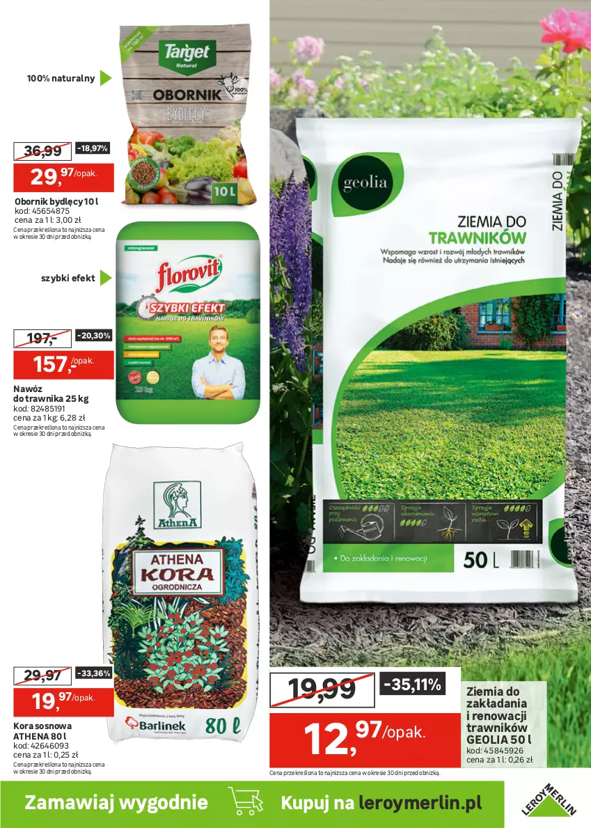 Gazetka promocyjna Leroy Merlin - Gazetka Leroy Merlin - ważna 25.03 do 21.04.2026 - strona 9 - produkty: Girlanda, Nawóz, Ogród, Słupek, Sos
