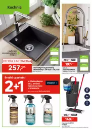 Gazetka promocyjna Leroy Merlin - Gazetka Leroy Merlin - Gazetka - ważna od 21.04 do 21.04.2026 - strona 22 - produkty: Sok, Mop, Gra, Zlew, Kuchnia, Zlewozmywak, Korpusy, Vileda, Syfon, Bateria, Meble