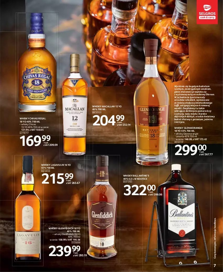 Gazetka promocyjna Selgros - Katalog Alkohole - ważna 25.03 do 05.04.2021 - strona 7 - produkty: Bukiet, Cytryny, Narcyz, Nuty, Whisky