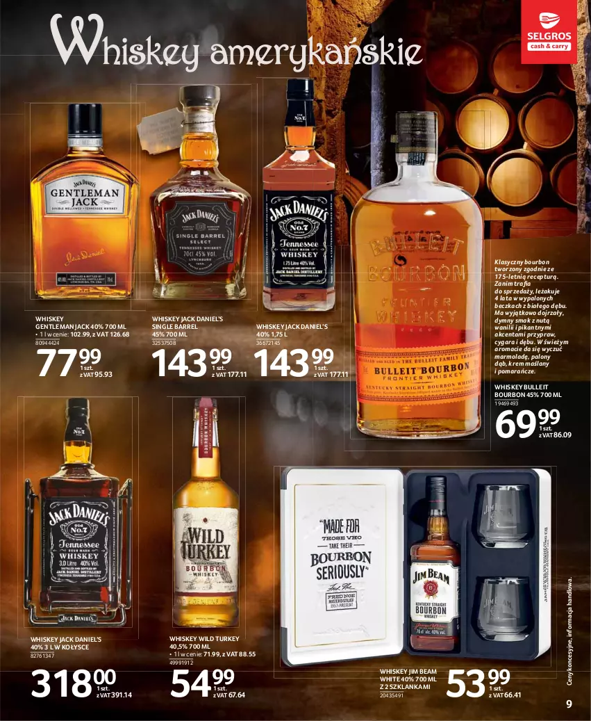 Gazetka promocyjna Selgros - Katalog Alkohole - ważna 25.03 do 05.04.2021 - strona 9 - produkty: Bourbon, Bulleit Bourbon, Jim Beam, Mola, Pomarańcze, Szklanka, Whiskey, Wild Turkey