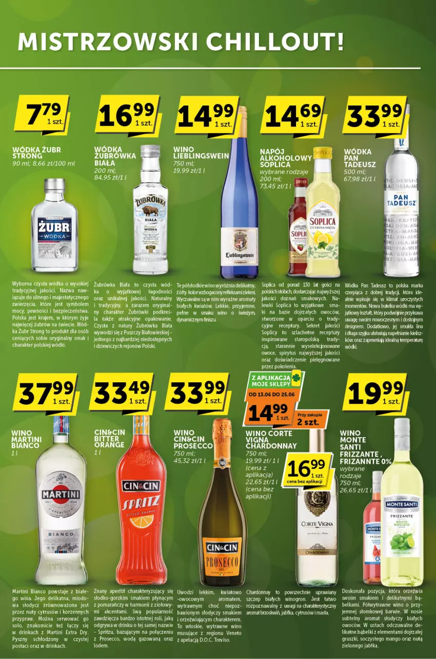 Gazetka promocyjna ABC - ważna 13.06 do 25.06.2024 - strona 3 - produkty: Chardonnay, Fa, Gin, Gruszki, Gry, Inka, Jabłka, Kret, Mango, Martini, Monte, Monte Santi, Mus, Napój, Nuty, Owoce, Prosecco, Ser, Sok, Soplica, Wagi, Wino, Wino musujące, Wódka