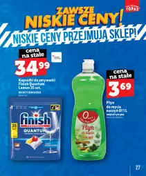 Gazetka promocyjna Topaz - Gazetka - Gazetka - ważna od 31.08 do 31.08.2026 - strona 27 - produkty: Ser, Do mycia naczyń, Finish, Płyn do mycia naczyń, Płyn do mycia, Zmywarki, Mięta