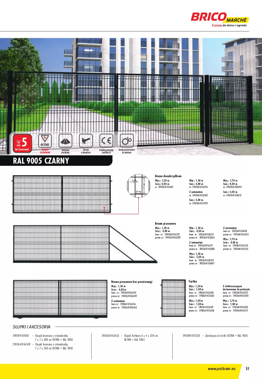 Gazetka promocyjna Bricomarche - Gazetka - ważna 17.05 do 31.07.2022 - strona 51 - produkty: Cynk, Rama, Słupek, Wagi