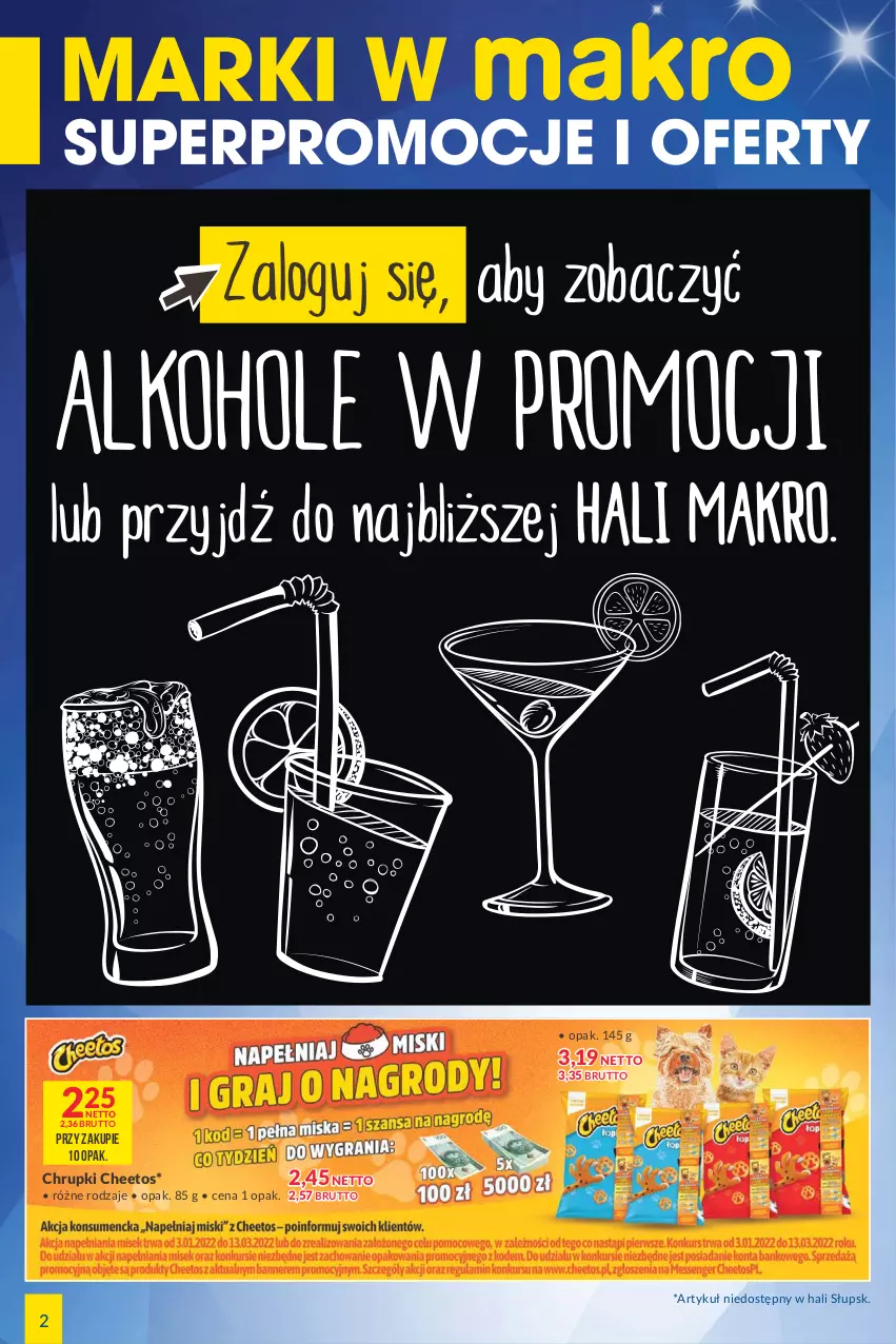 Gazetka promocyjna Makro - [Oferta specjalna] Marki w MAKRO - ważna 24.01 do 07.02.2022 - strona 2 - produkty: Cheetos, Chrupki