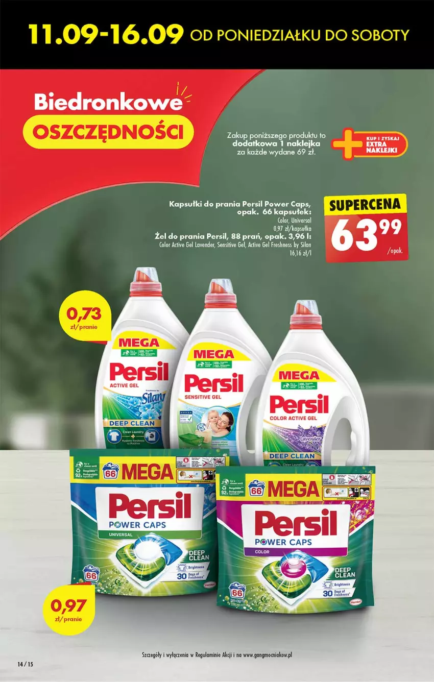 Gazetka promocyjna Biedronka - Od czwartku - ważna 14.09 do 20.09.2023 - strona 14 - produkty: Dron, Kapsułki do prania, Klej, Persil