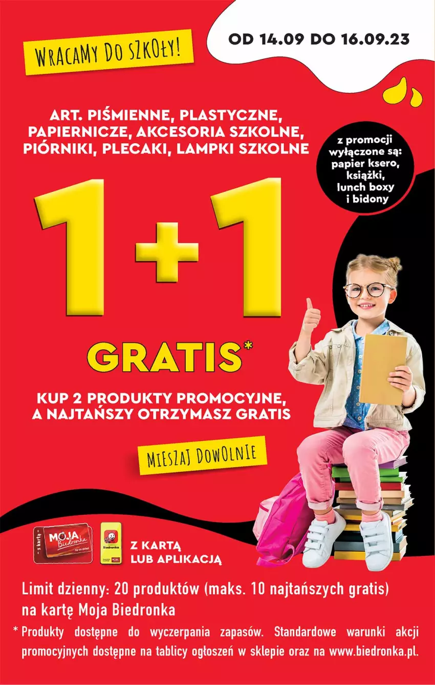 Gazetka promocyjna Biedronka - Od czwartku - ważna 14.09 do 20.09.2023 - strona 62 - produkty: Dron, Gra, Papier, Piórnik, Plecak