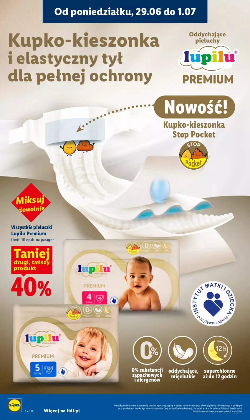 Gazetka promocyjna Lidl - Gazetka ważna od 29.06 do 1.07 - ważna 29.06 do 01.07.2026 - strona 80 - produkty: Anew, Pieluchy, Top