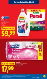 Gazetka promocyjna Lidl - Gazetka ważna od 29.06 do 1.07 - Gazetka - ważna od 01.07 do 01.07.2026 - strona 15 - produkty: Papier, Proszek do prania, Persil, Papier toaletowy, Flora