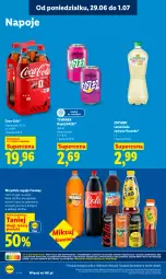 Gazetka promocyjna Lidl - Gazetka ważna od 29.06 do 1.07 - Gazetka - ważna od 01.07 do 01.07.2026 - strona 62 - produkty: Lemoniada, Coca-Cola, Napoje, Tymbark, Limonka, Napój