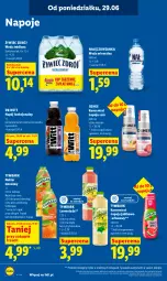 Gazetka promocyjna Lidl - Gazetka ważna od 29.06 do 1.07 - Gazetka - ważna od 01.07 do 01.07.2026 - strona 64 - produkty: Nałęczowianka, Por, Gra, Lemoniada, Granat, Napoje, LANA, Tymbark, Oshee, Woda mineralna, Arbuz, Woda, Napój, Mięta, Nektar