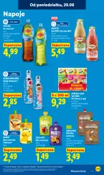 Gazetka promocyjna Lidl - Gazetka ważna od 29.06 do 1.07 - Gazetka - ważna od 01.07 do 01.07.2026 - strona 65 - produkty: Sok, Por, Mus, Ice tea, Napoje, Leon, Lipton, Kubuś Waterrr, Kubuś, Pokémon, Herbata, Mango, Napój, Psi Patrol, Hortex