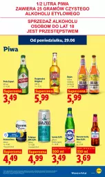 Gazetka promocyjna Lidl - Gazetka ważna od 29.06 do 1.07 - Gazetka - ważna od 01.07 do 01.07.2026 - strona 67 - produkty: Piwa, Książęce, Por, Gin, Desperados, Perła, Corona Extra, Gres