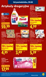 Gazetka promocyjna Lidl - Gazetka ważna od 29.06 do 1.07 - Gazetka - ważna od 01.07 do 01.07.2026 - strona 81 - produkty: Papier, Proszek do prania, Persil, Papier toaletowy, Chusteczki kosmetyczne, Chusteczki, Flora