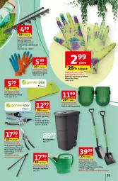 Gazetka promocyjna Auchan - Ogród w najlepszej formie Hipermarket Auchan - Gazetka - ważna od 27.03 do 27.03.2024 - strona 11 - produkty: Pur, Konewka, Sekator, Kosz, LANA, Podkładka, Rękawice, Rękawice ochronne, Podkład