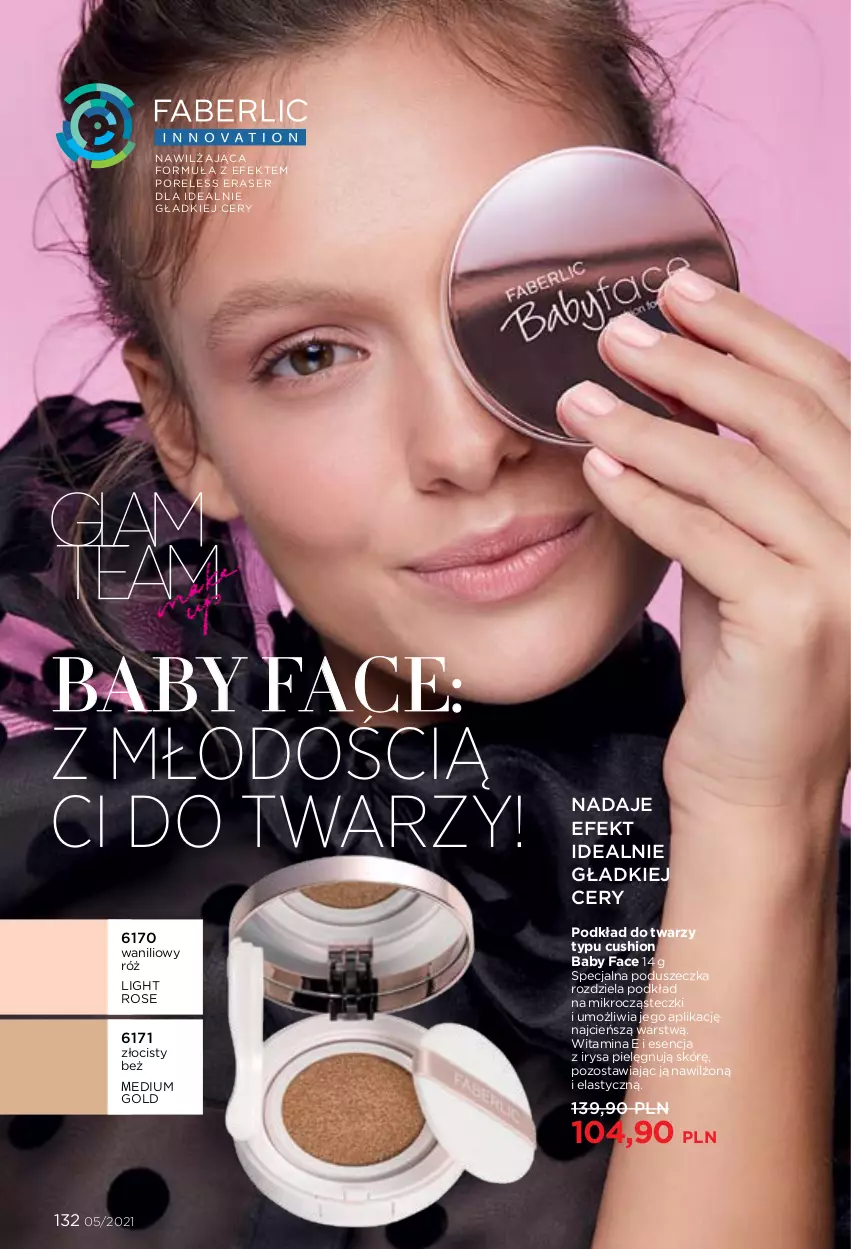 Gazetka promocyjna Faberlic - Gazetka - ważna 29.03 do 11.04.2021 - strona 132 - produkty: Cień, Fa, Podkład, Podkład do twarzy, Por, Ser