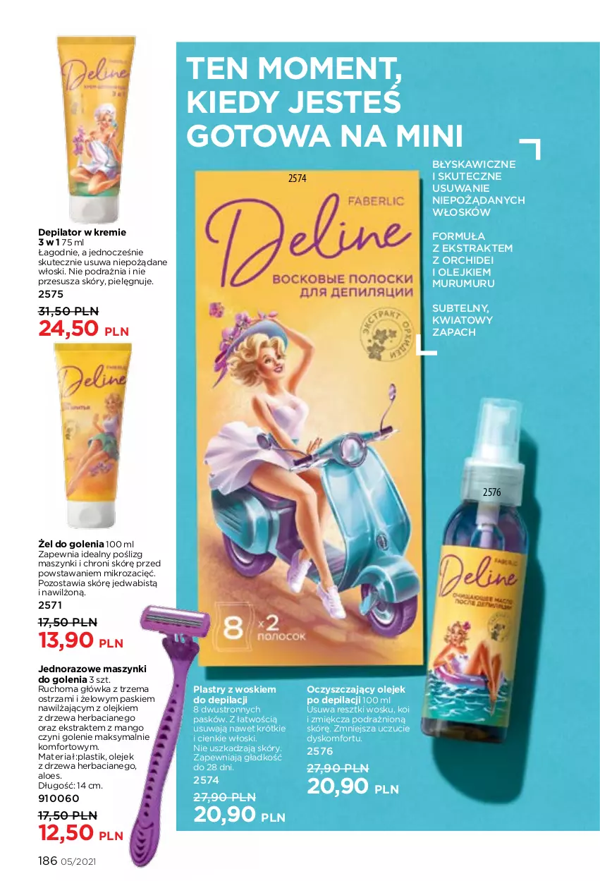 Gazetka promocyjna Faberlic - Gazetka - ważna 29.03 do 11.04.2021 - strona 186 - produkty: Depilator, Mango, Olej, Rum