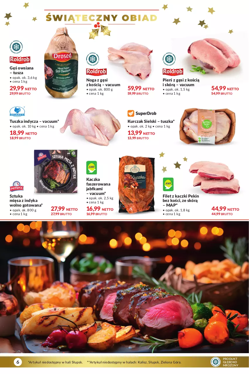 Gazetka promocyjna Makro - Katalog Delikatesy - ważna 28.11 do 24.12.2023 - strona 6 - produkty: Fa, Gęś owsiana, Jabłka, Kaczka, Kaczka faszerowana, Kurczak, Tusz