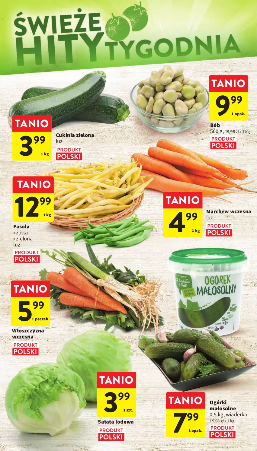 Gazetka promocyjna Intermarche - Gazetka Intermarche - ważna 13.07 do 19.07.2023 - strona 10 - produkty: Fa, Fasola, Sałat, Sałata lodowa