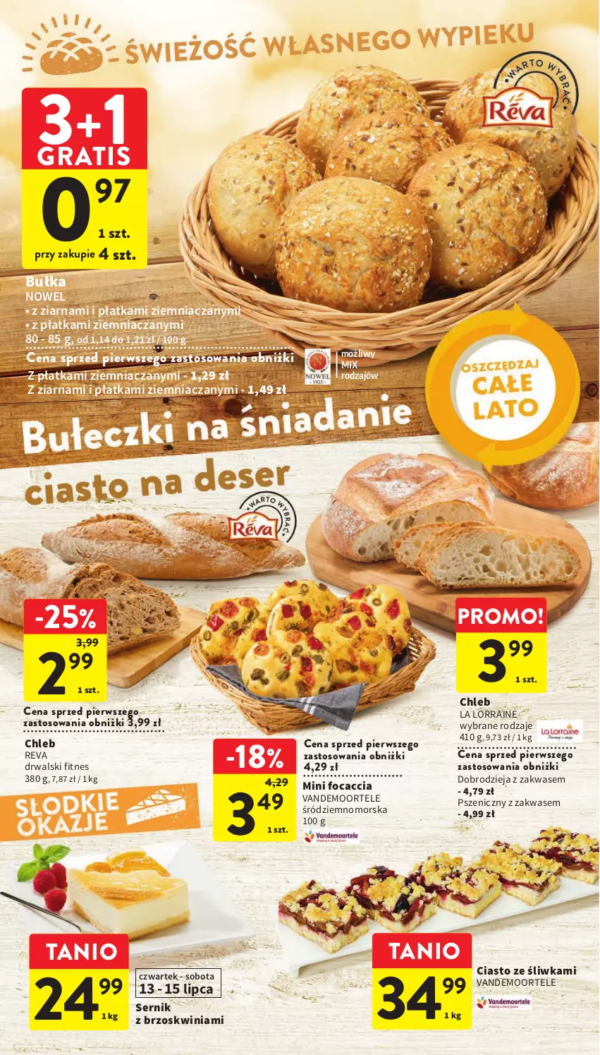 Gazetka promocyjna Intermarche - Gazetka Intermarche - ważna 13.07 do 19.07.2023 - strona 22 - produkty: Bułka, Chleb, Focaccia, Gra, Ser