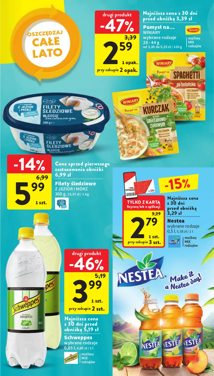 Gazetka promocyjna Intermarche - Gazetka Intermarche - ważna 13.07 do 19.07.2023 - strona 39 - produkty: Nestea, Schweppes, Winiary