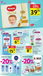 Gazetka promocyjna Intermarche - Gazetka Intermarche - Gazetka - ważna od 19.07 do 19.07.2023 - strona 31 - produkty: Huggies, Chusteczki, Puder, Kosmetyki dla dzieci, Dzieci, Kindii