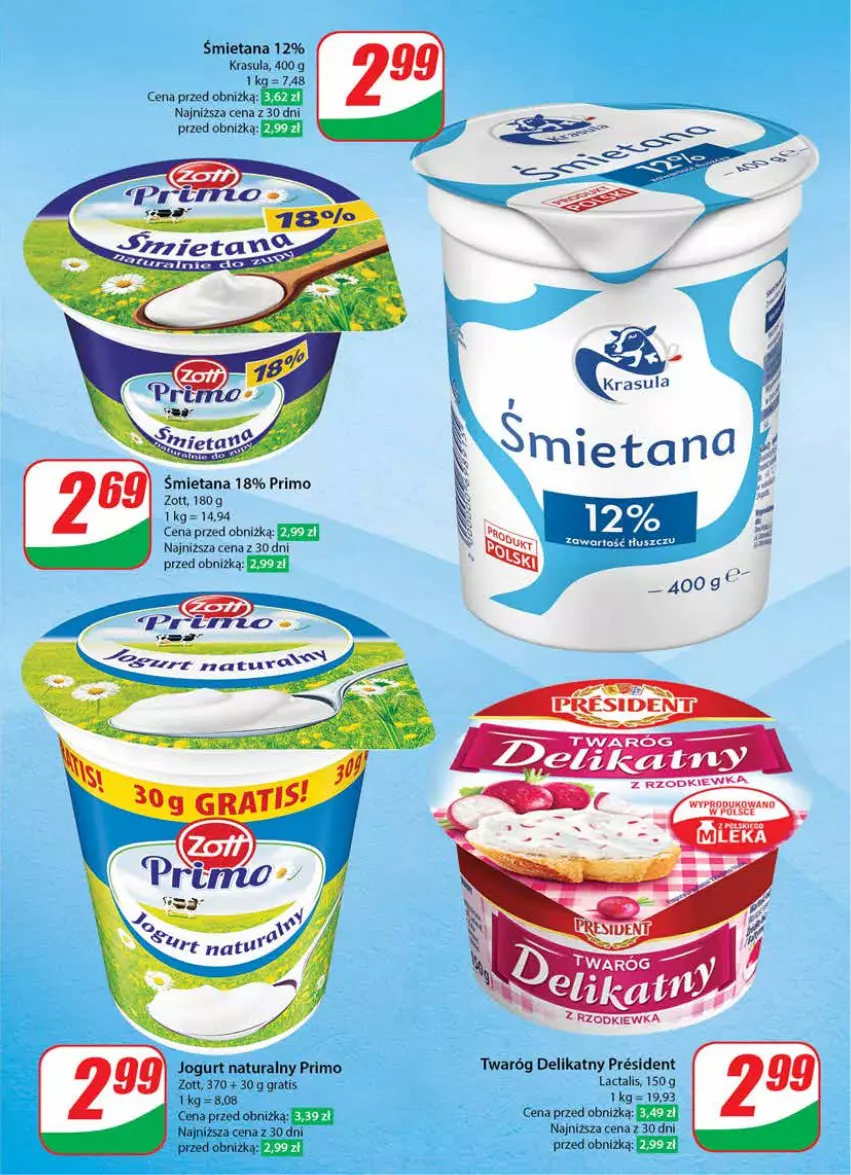 Gazetka promocyjna Dino - Gazetka 28 / 2024 - ważna 10.07 do 16.07.2024 - strona 37 - produkty: Gra, Jogurt, Jogurt naturalny, Rzodkiewka, Twaróg, Twaróg delikatny, Zott