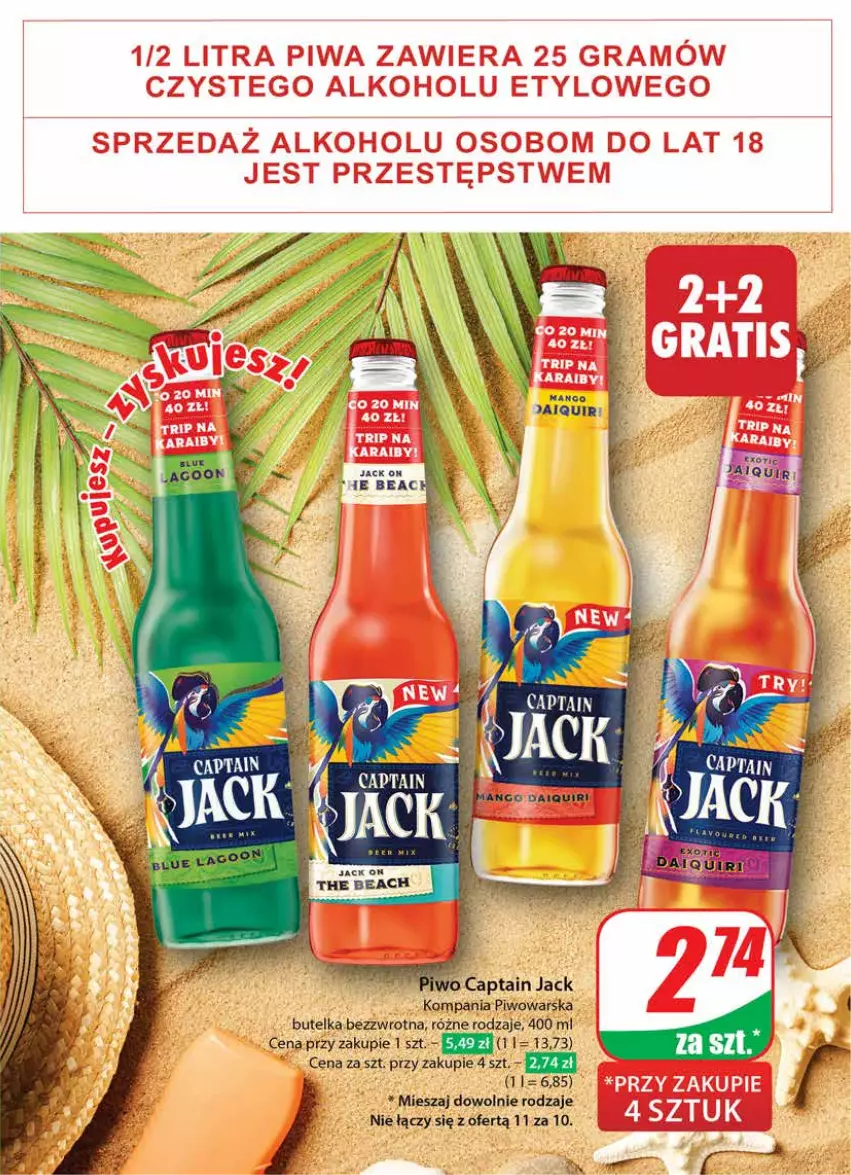 Gazetka promocyjna Dino - Gazetka 28 / 2024 - ważna 10.07 do 16.07.2024 - strona 51 - produkty: Captain Jack, Mango, Piwo