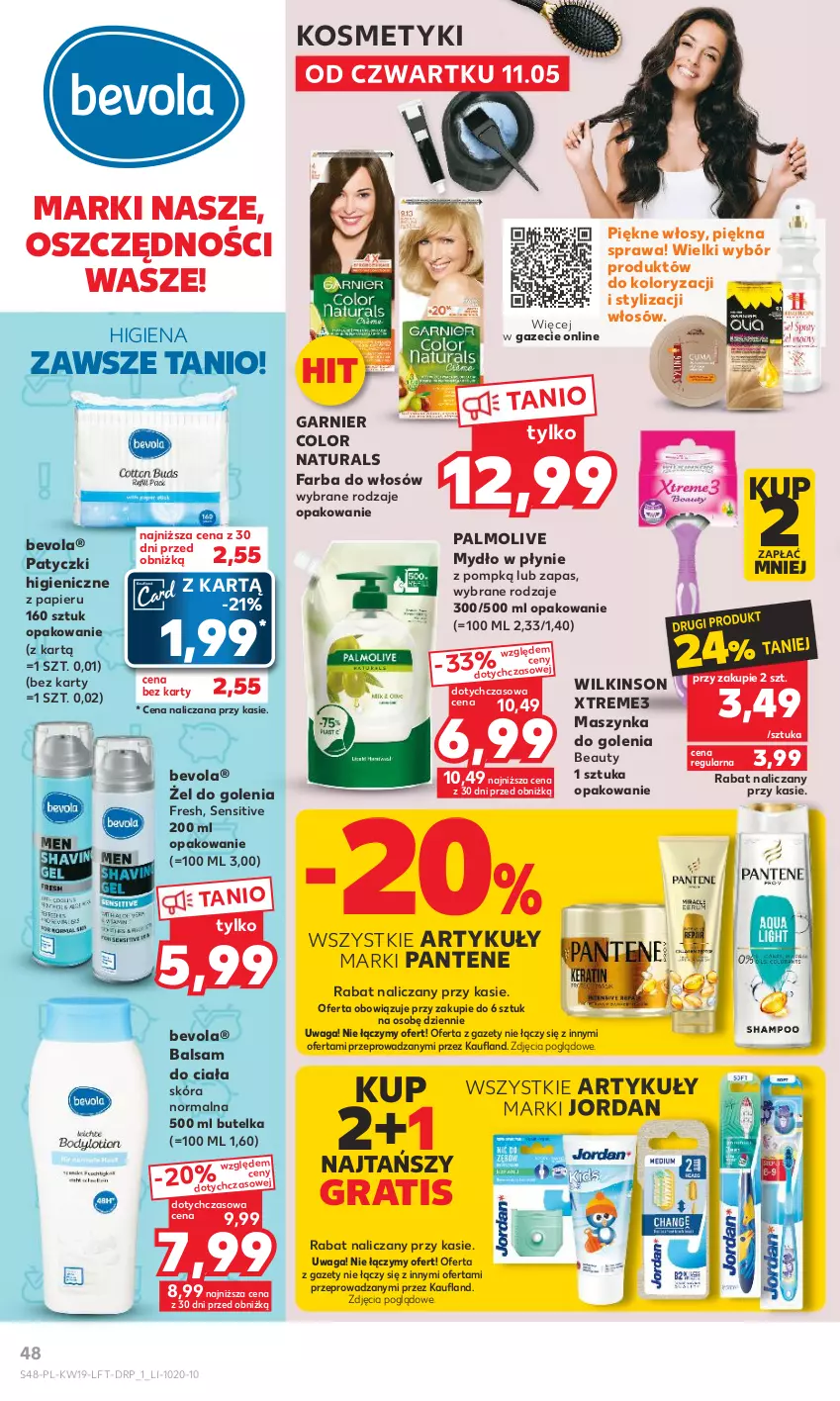 Gazetka promocyjna Kaufland - Gazetka tygodnia - ważna 11.05 do 17.05.2023 - strona 48 - produkty: Balsam do ciała, Fa, Farba do włosów, Garnier, Gra, Maszynka, Maszynka do golenia, Mydło, Mydło w płynie, Palmolive, Pantene, Papier, Szynka, Waga