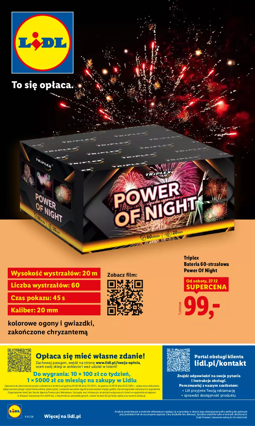 Gazetka promocyjna Lidl - GAZETKA - ważna 29.12.2025 do 03.01.2026 - strona 47 - produkty: Bateria, Gra, Laur, Mola, Por, Portal, Sok, Strzałów