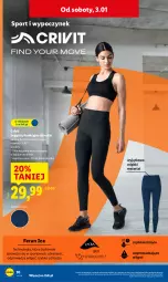 Gazetka promocyjna Lidl - GAZETKA - Gazetka - ważna od 03.01 do 03.01.2026 - strona 36 - produkty: Ubrania, Por, Gin, Sport, Legginsy, LG