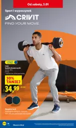 Gazetka promocyjna Lidl - GAZETKA - Gazetka - ważna od 03.01 do 03.01.2026 - strona 42 - produkty: Por, Dres, Sport, Spodnie, Spodnie dresowe