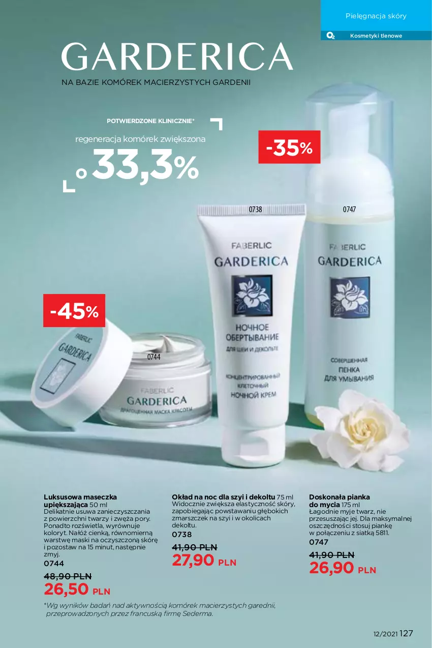 Gazetka promocyjna Faberlic - Gazetka - ważna 16.08 do 15.09.2021 - strona 127 - produkty: Mars, Pielęgnacja skóry, Por