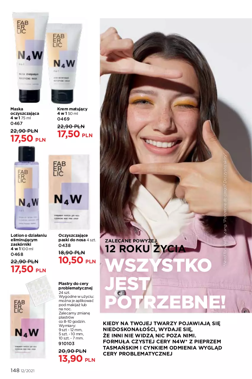 Gazetka promocyjna Faberlic - Gazetka - ważna 16.08 do 15.09.2021 - strona 148 - produkty: Cynk, Makijaż, Maska, Pieprz