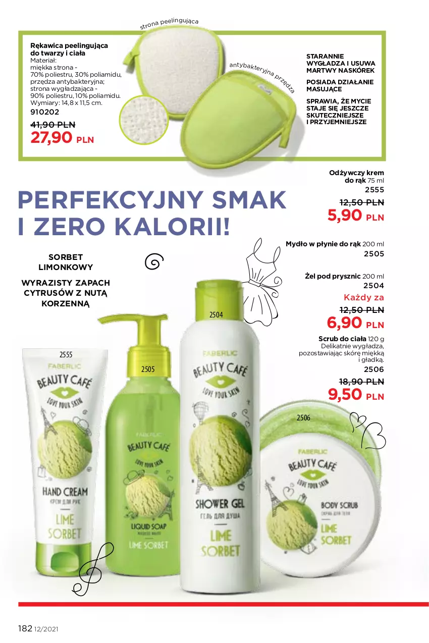 Gazetka promocyjna Faberlic - Gazetka - ważna 16.08 do 15.09.2021 - strona 182 - produkty: Krem do rąk, Mydło, Mydło w płynie, Peeling