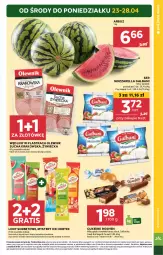 Gazetka promocyjna Stokrotka - Market - Gazetka - ważna od 28.04 do 28.04.2025 - strona 3 - produkty: Mozzarella, Warzywa, Ser, Por, Gra, Cukier, Lody, Galbani, Candy, Owoce, Cukierki, Arbuz, Olewnik, Mięso, Hortex
